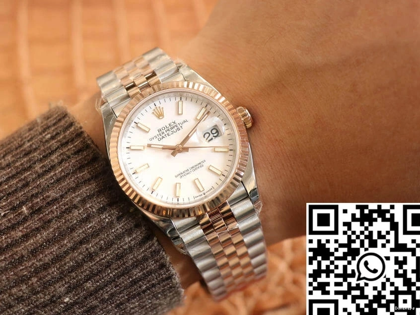 Rose Factory EW Datejust M126231-0017 Dial White Rolex Gold 0311